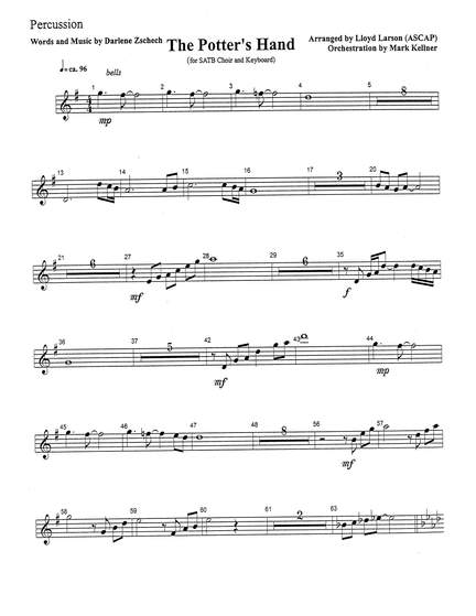 Mark Kellner: The Potter's Hand - Percussion