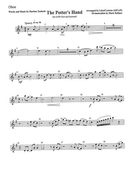 Mark Kellner: The Potter's Hand - Oboe