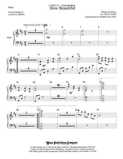 Mark Kellner: How Beautiful - Harp