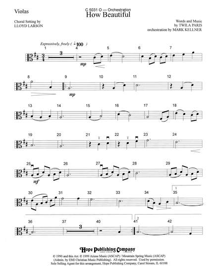 Mark Kellner: How Beautiful - Viola