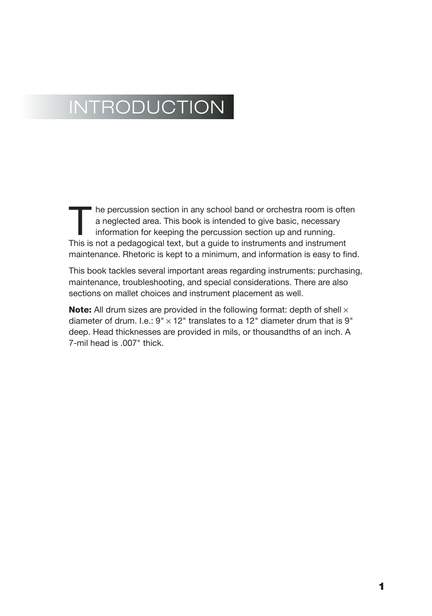 Stephen Primatic: Percussion Instruments: Purchasing, Maintenance, Troubleshooting, and More