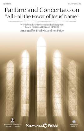 Brad Nix: Fanfare And Concertato on "All Hail the Power of Jesus' Name" - Full Score