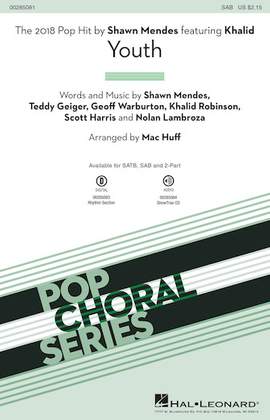 Shawn Mendes: Youth (feat. Khalid) (arr. Mac Huff)