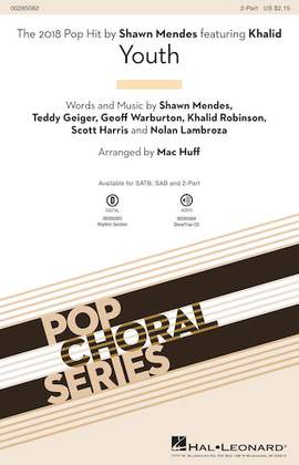 Shawn Mendes: Youth (feat. Khalid) (arr. Mac Huff)