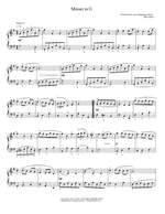 Bach-Notebook: Menuet In G Minor Product Image