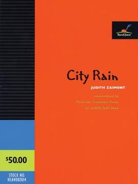 Judith Zaimont: City Rain - Eb Alto Saxophone 2