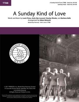 Etta James: A Sunday Kind of Love (arr. Adam Reimnitz)