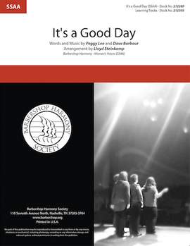 Peggy Lee: It's a Good Day (arr. Lloyd Steinkamp)