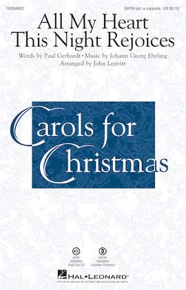 Johann Georg Ebeling: All My Heart This Night Rejoices (arr. John Leavitt) - Double Bass