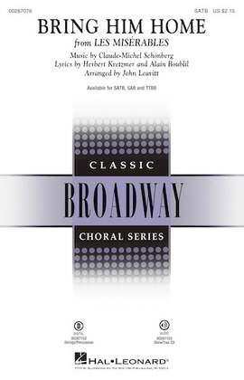 Boublil & Schonberg: Bring Him Home (from Les Miserables) (arr. John Leavitt) - Violin 1