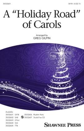 Greg Gilpin: A Holiday Road Of Carols (arr. Greg Gilpin) - Bass