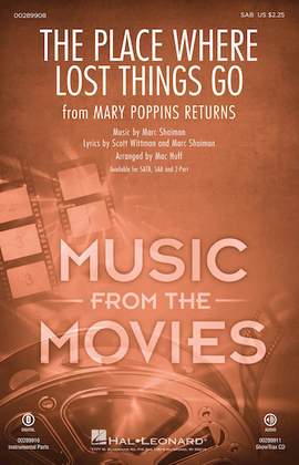 Emily Blunt: The Place Where Lost Things Go (from Mary Poppins Returns) (arr. Mac Huff)