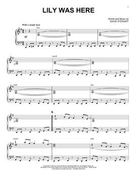 David Stewart: Lily Was Here (feat. Candy Dulfer)