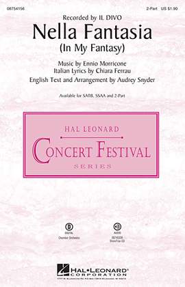 Il Divo: Nella Fantasia (In My Fantasy) (arr. Audrey Snyder)