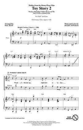 Randy Newman: Toy Story 2 (Medley) (arr. Mac Huff)