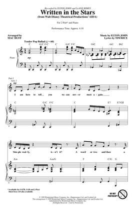 Elton John & LeAnn Rimes: Written In The Stars (from Aida) (arr. Mac Huff)
