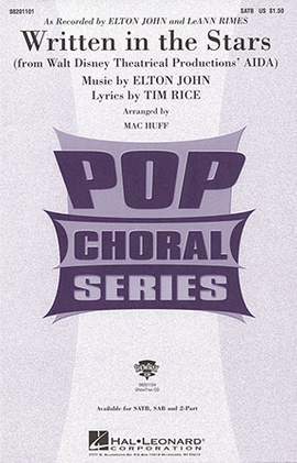 Elton John & LeAnn Rimes: Written In The Stars (from Aida) (arr. Mac Huff)