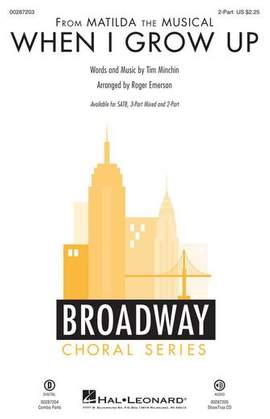 Tim Minchin: When I Grow Up (from Matilda: The Musical) (arr. Roger Emerson)