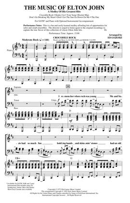 Elton John: The Music of Elton John (A Medley Of His Greatest Hits) (arr. Ed Lojeski)