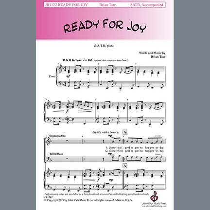 Brian Tate: Ready For Joy