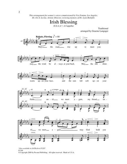 Graeme Langager: Irish Blessing