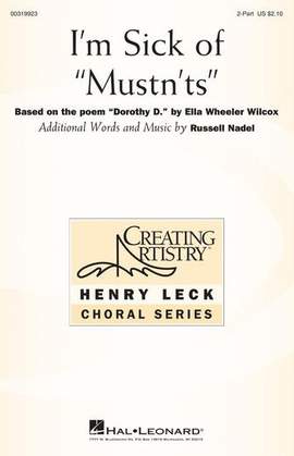 Russell Nadel: I'm Sick Of Mustn'ts