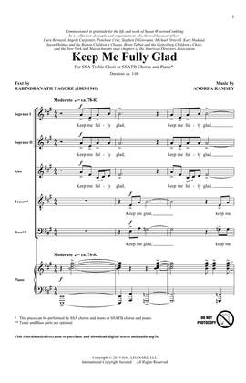 Andrea Ramsey: Keep Me Fully Glad