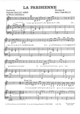 Michel Grisolia, Françoise Mallet-Joris and Marie Paule Belle: La Parisienne