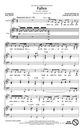 Sarah McLachlan: Fallen (arr. Mac Huff)