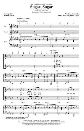 The Archies: Sugar, Sugar (arr. Kirby Shaw)