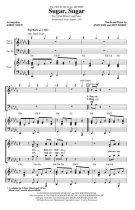 The Archies: Sugar, Sugar (arr. Kirby Shaw)