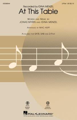 Idina Menzel: At This Table (arr. Mac Huff)