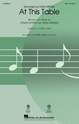 Idina Menzel: At This Table (arr. Mac Huff)