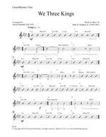 David Schmidt: We Three Kings - Rhythm Chart Product Image