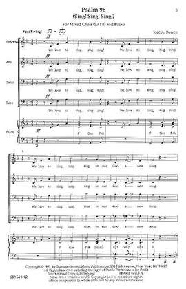 Jose Bowen: Psalm 98 (Sing! Sing! Sing!)