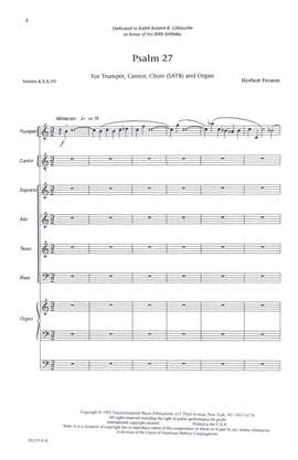 Herbert Fromm: Psalm 27