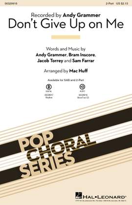 Andy Grammer: Don't Give Up On Me (arr. Mac Huff)