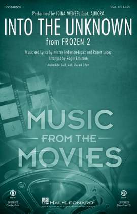 Idina Menzel and AURORA: Into The Unknown (from Disney's Frozen 2) (arr. Roger Emerson)