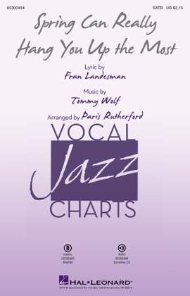 Fran Landesman and Tommy Wolf: Spring Can Really Hang You Up The Most (arr. Paris Rutherford) - Piano