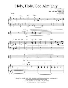 Regi Stone and Christy Sutherland: Holy, Holy God Almighty (arr. J. Daniel Smith)