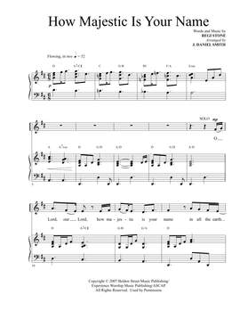 Regi Stone: How Majestic Is Your Name (arr. J. Daniel Smith)