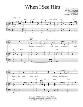 Michael Popham and Regi Stone: When I See Him (arr. Russell Mauldin)