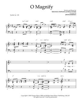 Michael Popham and Regi Stone: O Magnify (arr. Jim Hammerly)