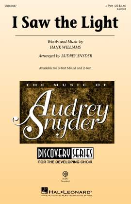 Hank Williams: I Saw The Light (arr. Audrey Snyder)