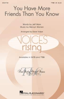 Jeff Marx and Mervyn Warren: You Have More Friends Than You Know (arr. Dave Volpe)
