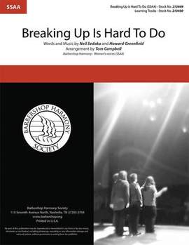 Neil Sedaka: Breaking Up Is Hard To Do (arr. Tom Campbell)