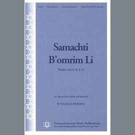 Charles Osborne: Samachti B'omrim Li