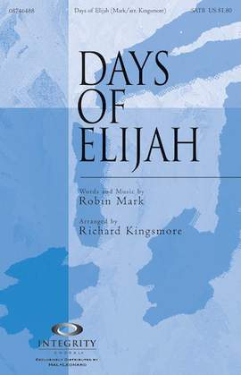 Robin Mark: Days of Elijah (arr. Richard Kingsmore) - Viola