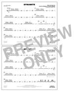 BTS: Dynamite (arr. Ishbah Cox) - Aux Percussion Product Image