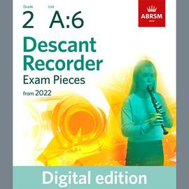 Althea Talbot-Howard: Menuetto from Sonata for the Harp (Grade 2 A6 from the ABRSM Descant Recorder syllabus from 2022)
